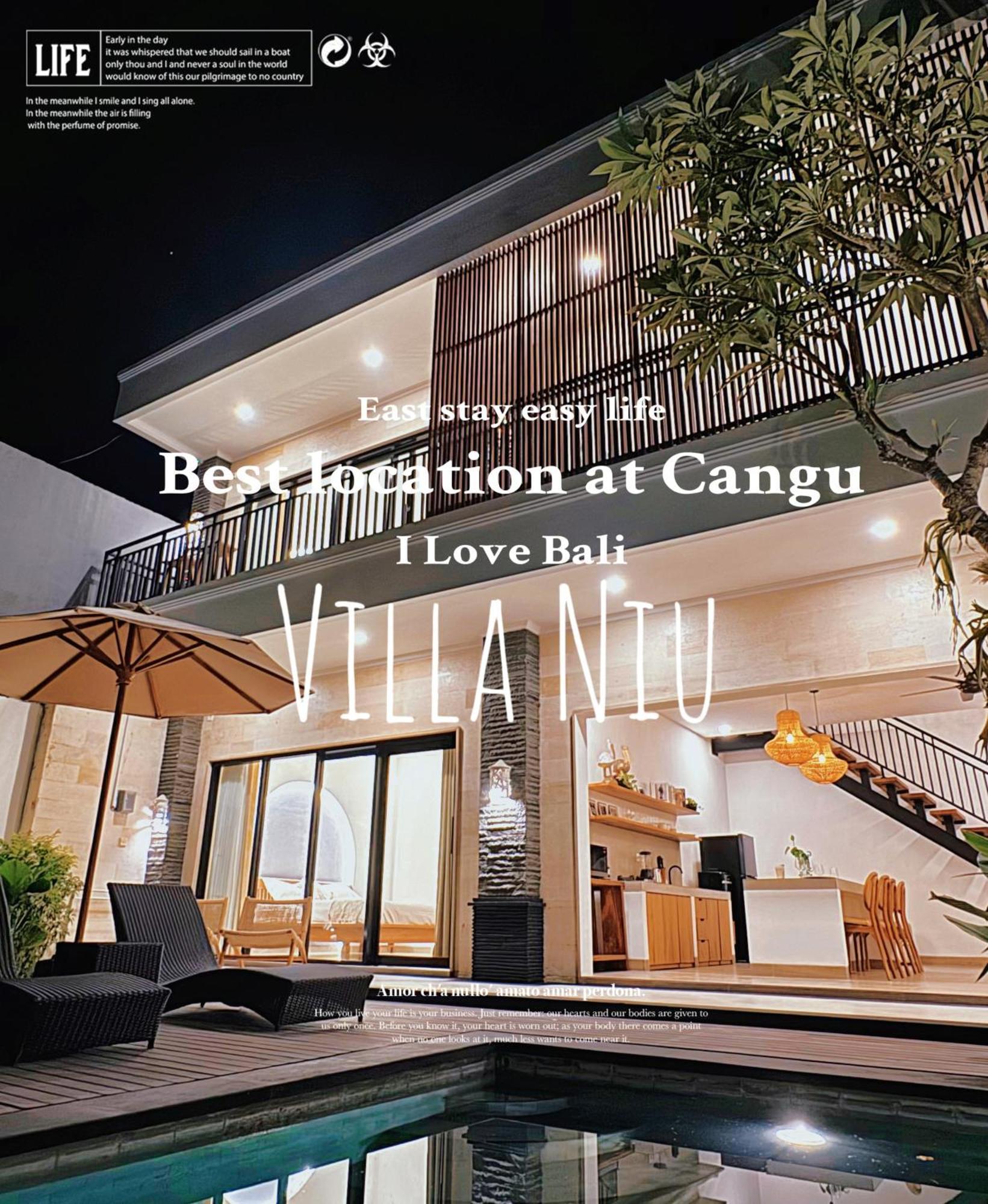 Villa Niu Center Canggu - Fattylion Exterior foto